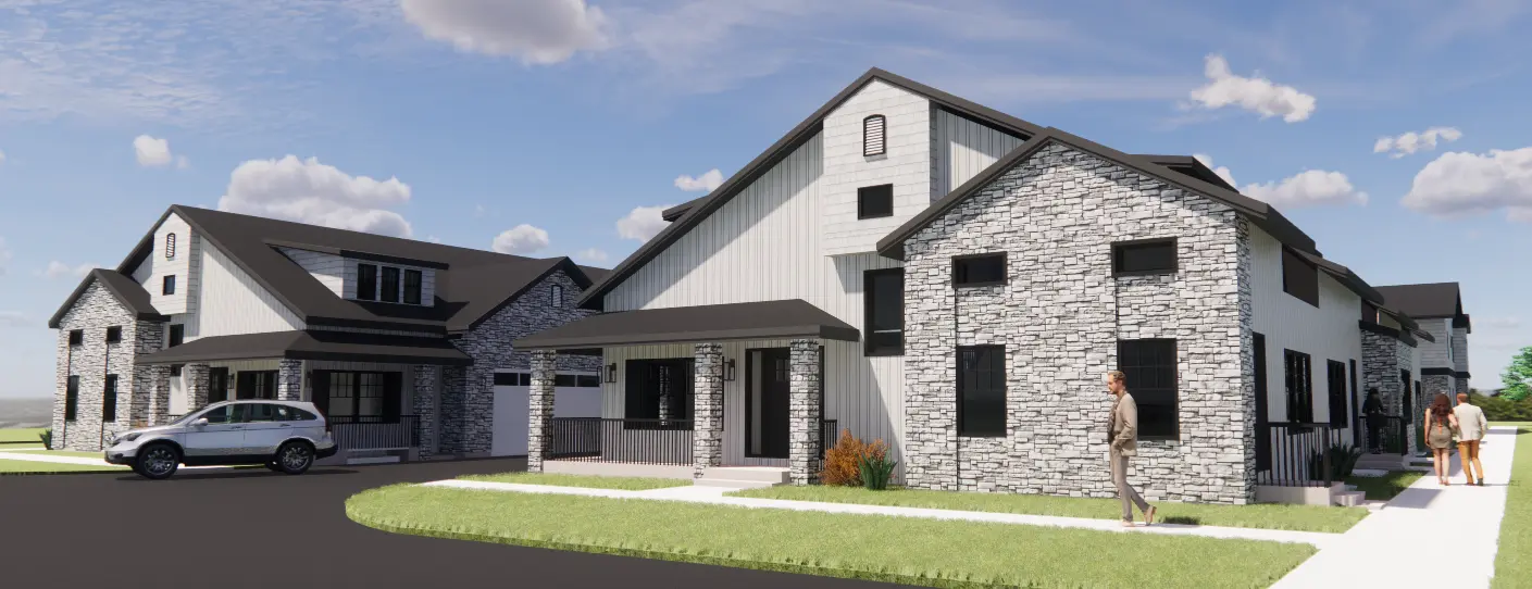 Renderings of the Towns at Old Farm